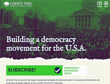 Tablet Screenshot of libertytreefoundation.org
